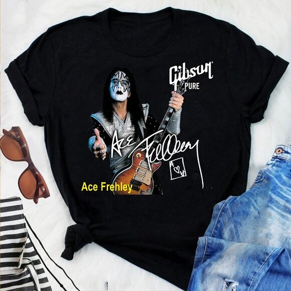 Unisex Ace Frehley Shirt Vintage Style T-shirt 169 - Picture 1 of 5